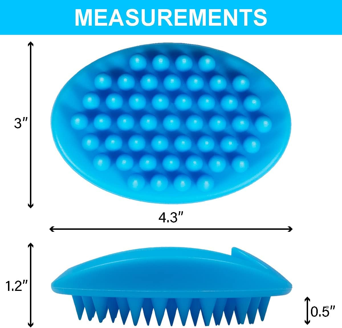 Dog Brush for Shedding and Grooming, Cat Bath Massage Brushes, Pets Deshedding Brush, Soft Rubber Hair Removal Tool Combs for Long Short Haired Dogs/Cats (Green)