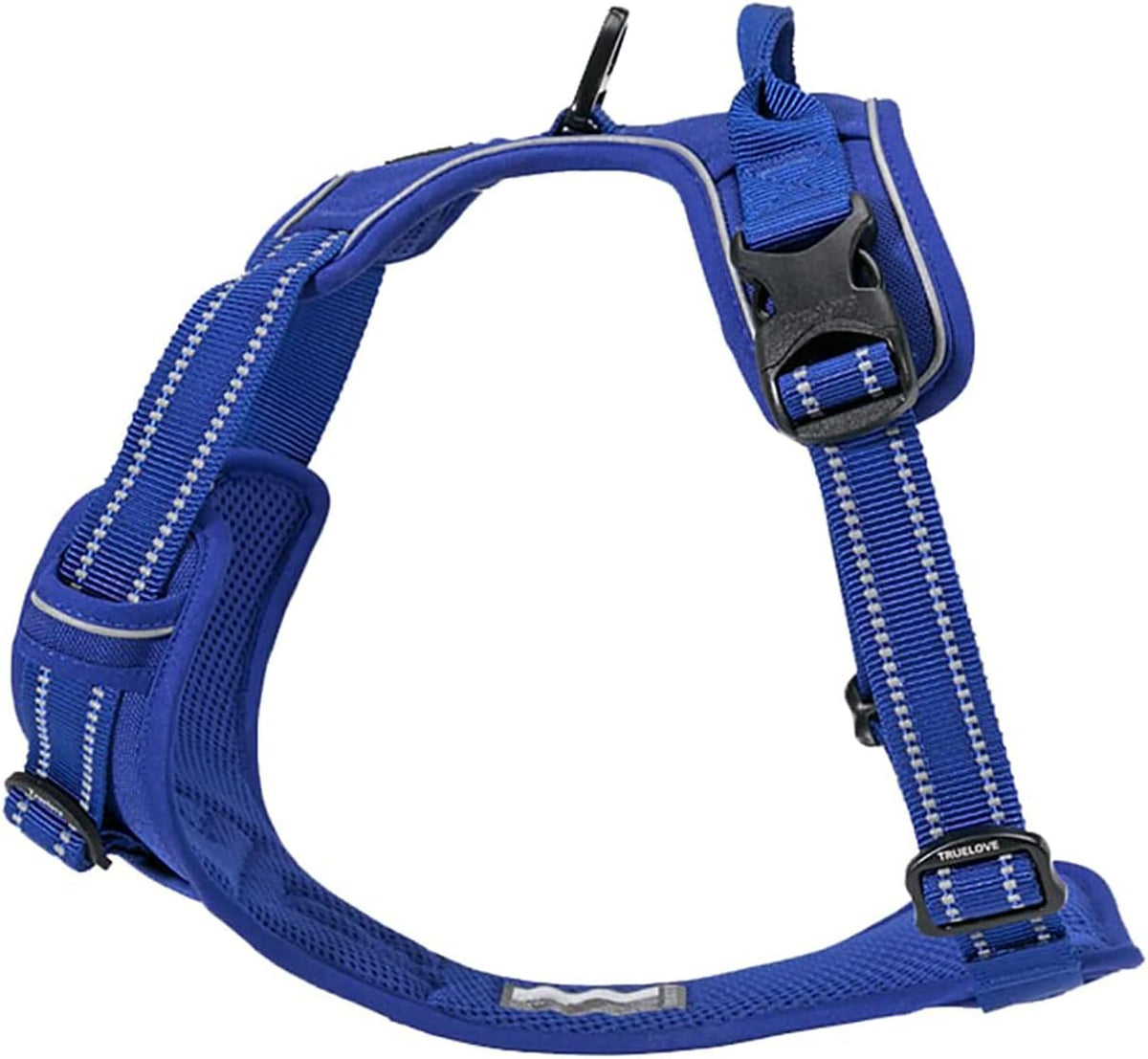 TRUE LOVE Adjustable No-Pull Dog Harness Reflective Pup Vest Harnesses Comfortable Control Brilliant Colors Truelove Tlh5651(Royal Blue,M)
